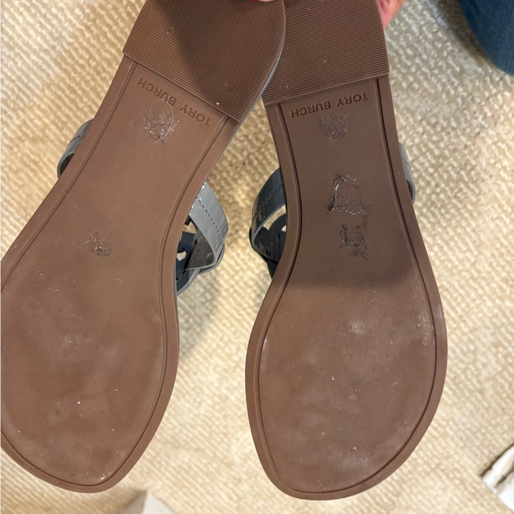 Tory Burch Grey Sandals - Picture 2 of 2